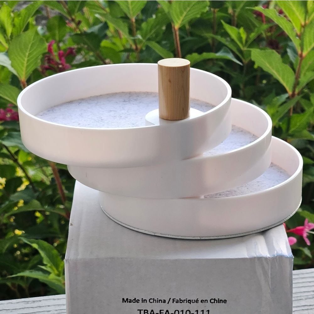 Reserved The 2Bandits 3 Tier Jewelry Organizer. Sliding 360° Jewelry Tray, new - Picture 10 of 16